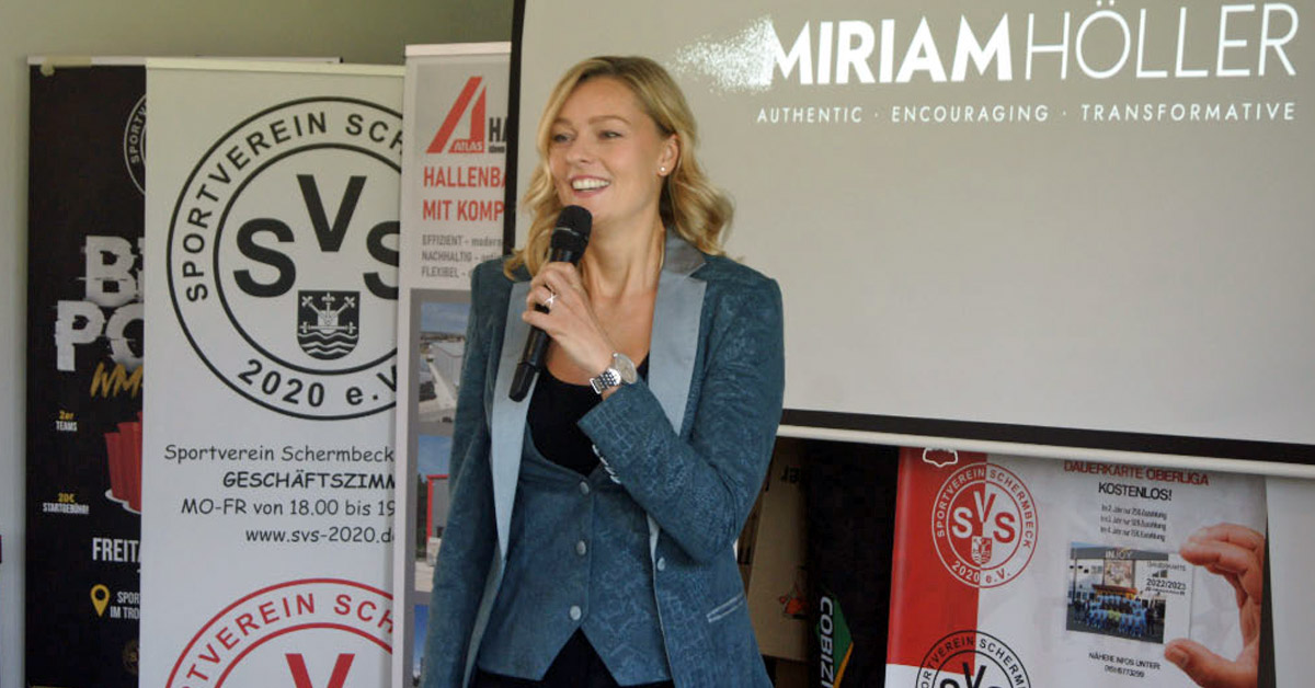 Miriam Höller begeisterte beim SV Schermbeck 2020 BusinessClub