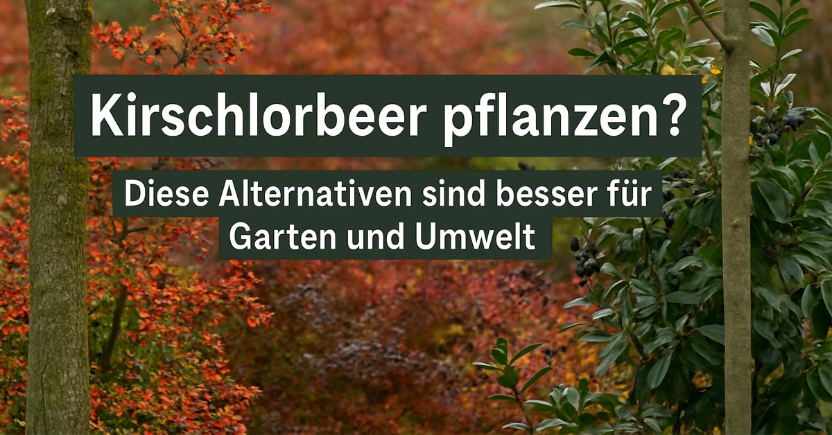 Kirschlorbeer-Alternativen für den Garten