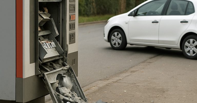 Schermbeck-Zigarettenautomat aufgebrochen