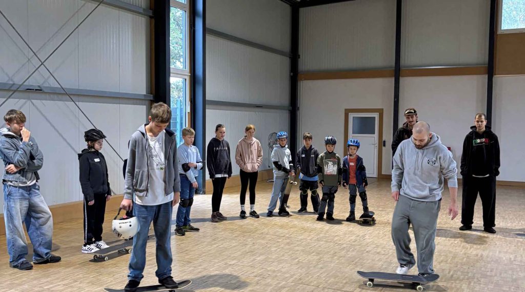 Westenergie-Skateboardworkshop-in Schermbeck