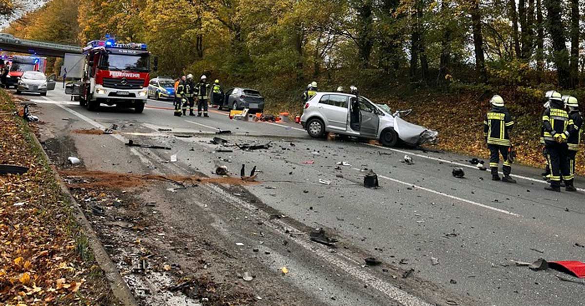 Tödlicher Unfall-B58-Schermbeck