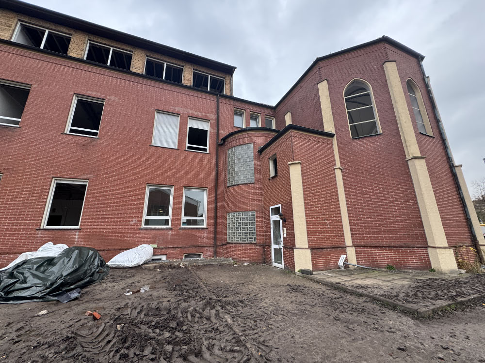 Das alte Krankenhaus in Schermbeck wird abgerissen