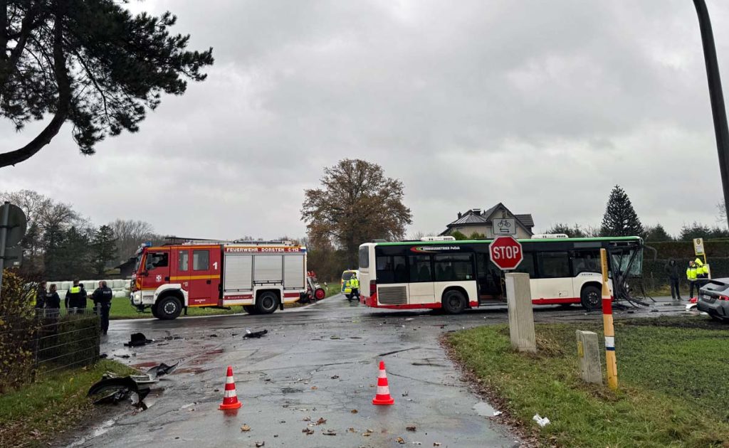 Schulbusunfall in Dorsten