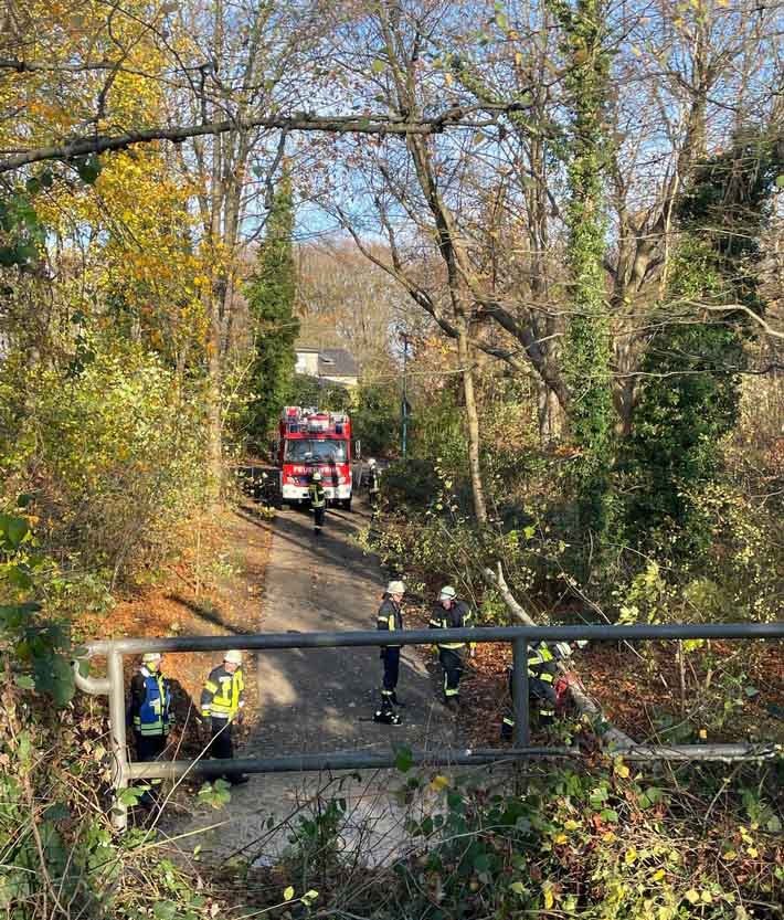 Rohrbruch Dorstener Straße-Feuerwehreinsatz Schermbeck