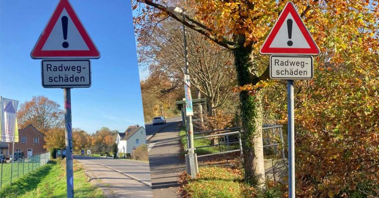 CDU Schermbeck fordert Sanierung des Radwegs L 607