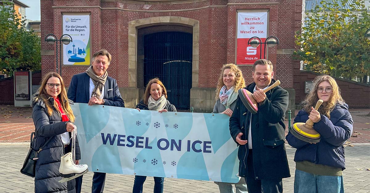 Der Weseler Winter starte am 21. November mit einem Rahmenprogramm zur Eröffnung von „Wesel on Ice“ am Berliner Tor.