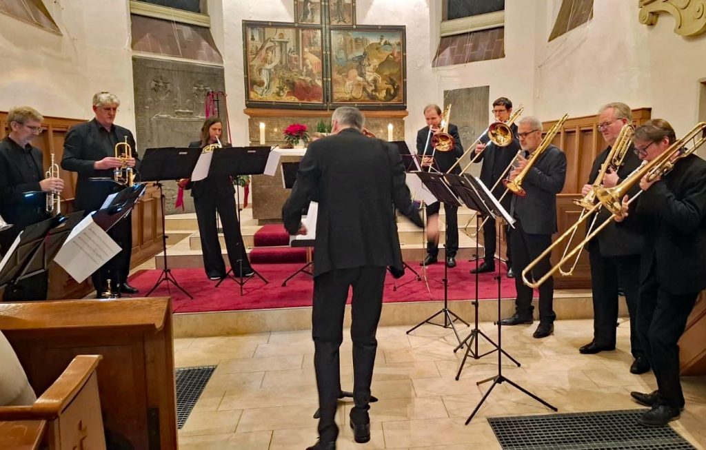 Posaunenchor feiert Premiere in der St.-Georgskirche Schermbeck-2025