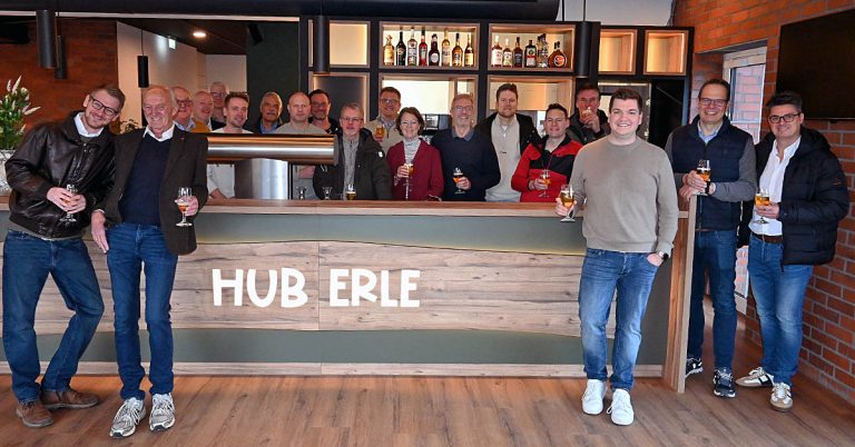 Im HUB Erle floss Heiligenabend erstmalig das Bier