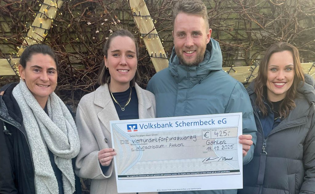 Die Organisatorinnen von Gemeinde, Caritasverband und Volksbank zeigten sich dankbar