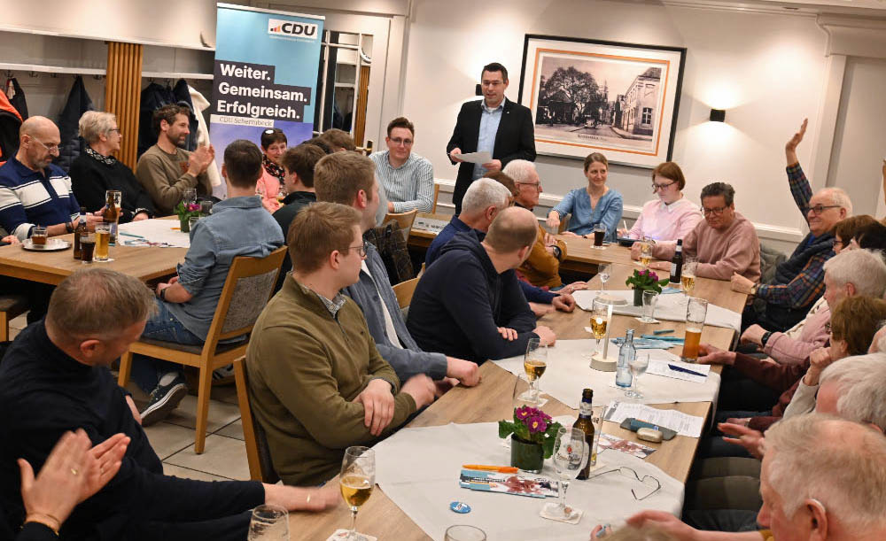 Jahreshauptversammlung der CDU Schermbeck mit Vorstandswahlen