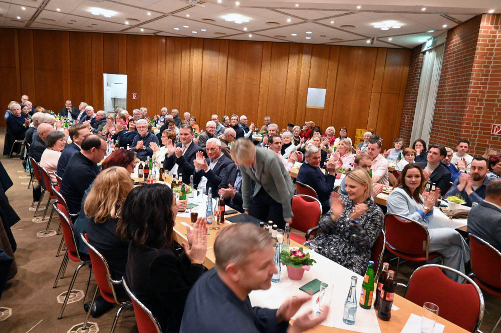 Zahlreiche Gäste beim CDU Neujahrsempfang 2026 im Rathaussaal Schermbeck.