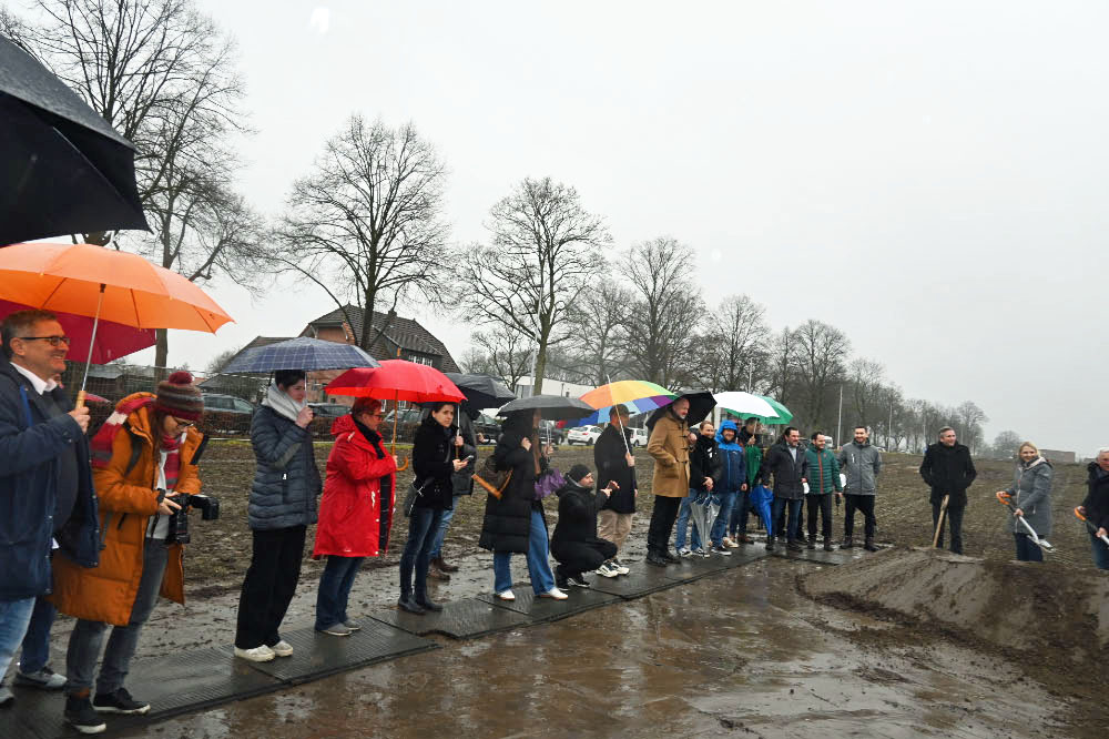 Spatenstich-neue Grundschule Schermbeck