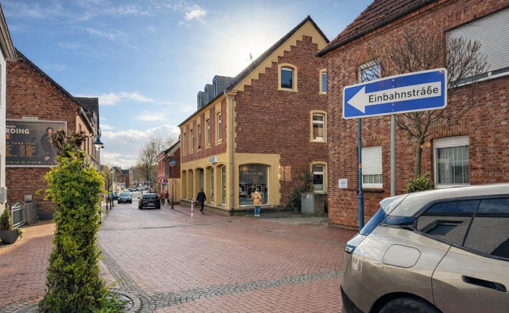 Die Mittelstraße in Schermbeck wird künftig als Einbahnstraße geführt