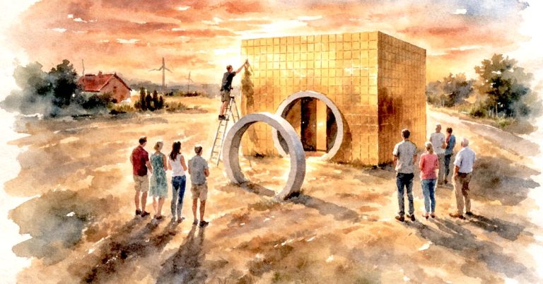 art park kunstprojekt im artpark Hoher Berg in Schermbeck