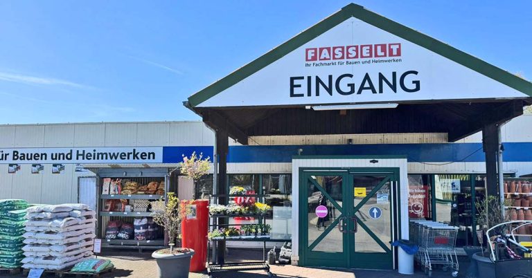 Baumarkt Fasselt Schermbeck Aussenansicht