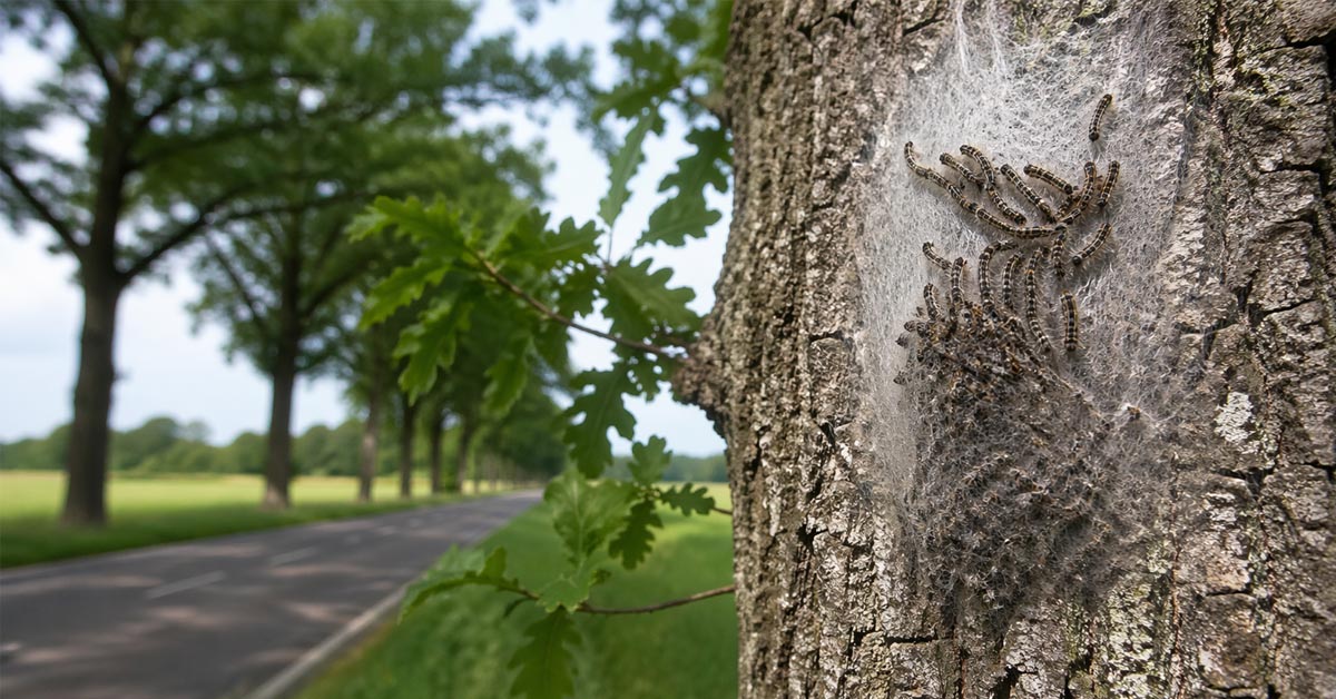 Eichenprozessionsspinner im Kreis Wesel werden bekämpft