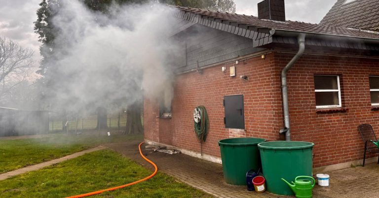 Feuerwehr Schermbeck im Einsatz in Üfte