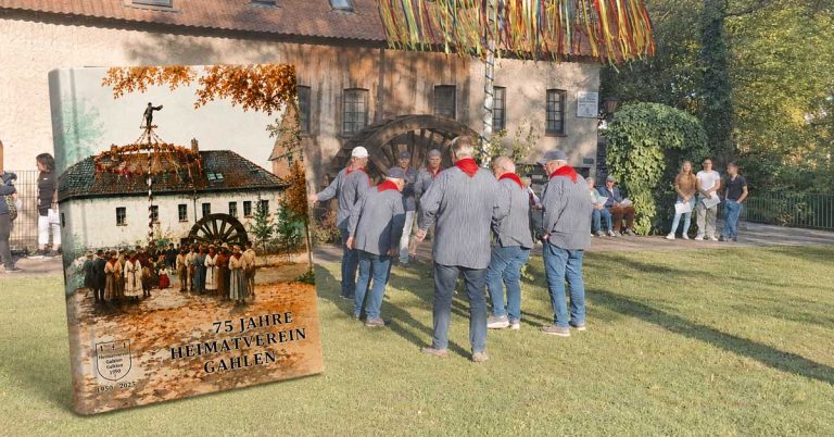 Die neue Festschrift des Heimatverein Gahlen e.V. zum 75-jährigen Bestehen umfasst 600 Seiten Dorfgeschichte aus Gahlen.