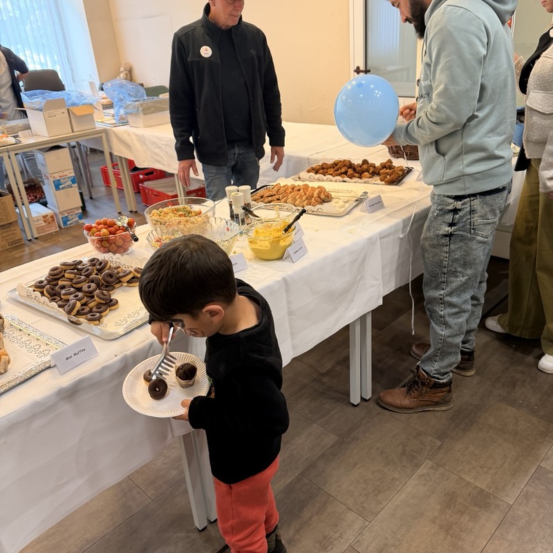 Buffet auf dem Kindertag