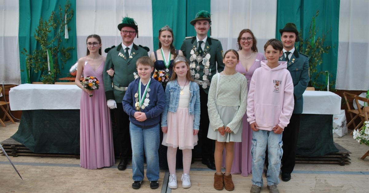 Neuer Thron und Kinderthron beim Schützenfest Bricht 2026