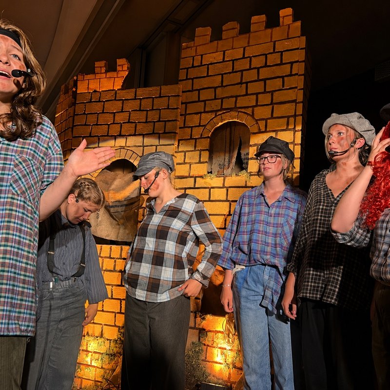 Musical "die rote Zora" in der Gesamtschule Schermbeck