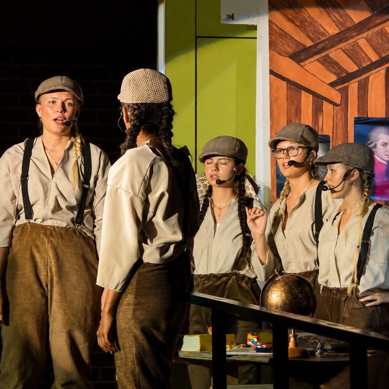 Musical "die rote Zora" in der Gesamtschule Schermbeck