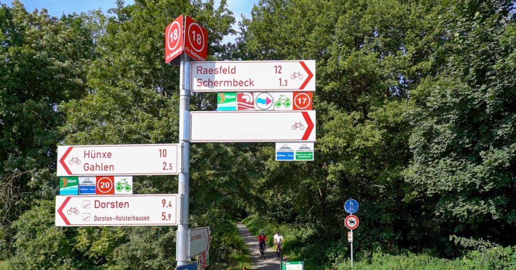 Raderlebnistag Niederrhein - Knotenpunkt Schermbeck