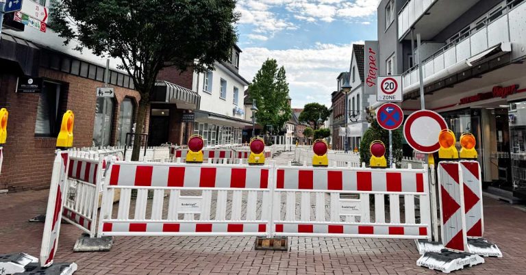 Mittelstraße in Schermbeck wegen Bauarbeiten gesperrt