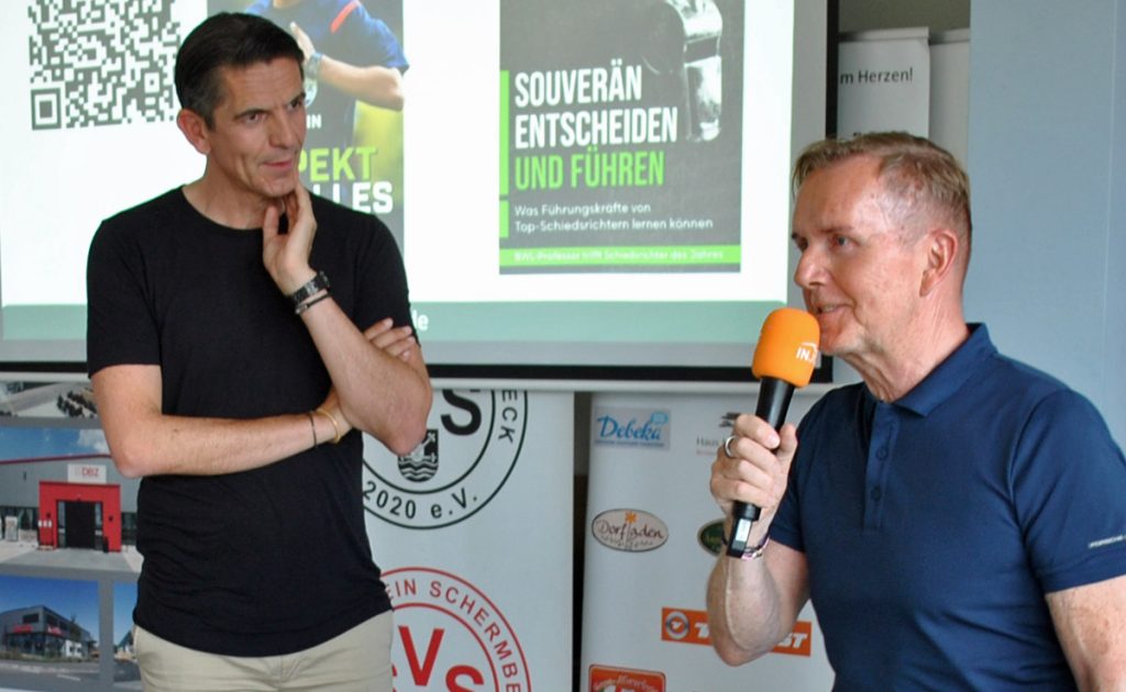 Deniz Aytekin mit Paul Underberg Schermbeck.
