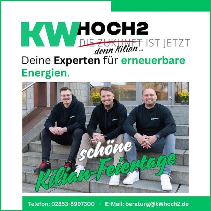 Anzeige KWhoch2 zum Kilian-Sch&uuml;tzenfest 2026