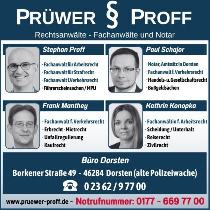 Anzeige Pr&uuml;wer & Proff zum Kilian-Sch&uuml;tzenfest 2026