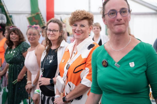 Thronball der Kilian-Sch&uuml;tzengilde Schermbeck 2026 am M&uuml;hlenteich