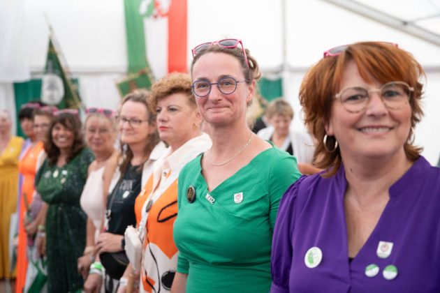 Thronball der Kilian-Sch&uuml;tzengilde Schermbeck 2026 am M&uuml;hlenteich