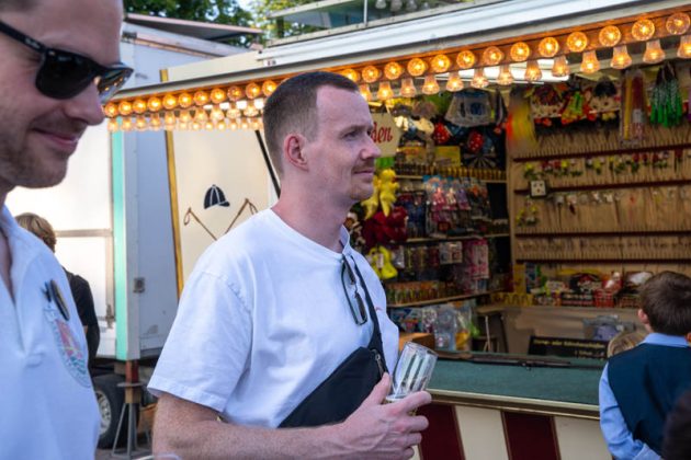 Thronball der Kilian-Sch&uuml;tzengilde Schermbeck 2026 am M&uuml;hlenteich