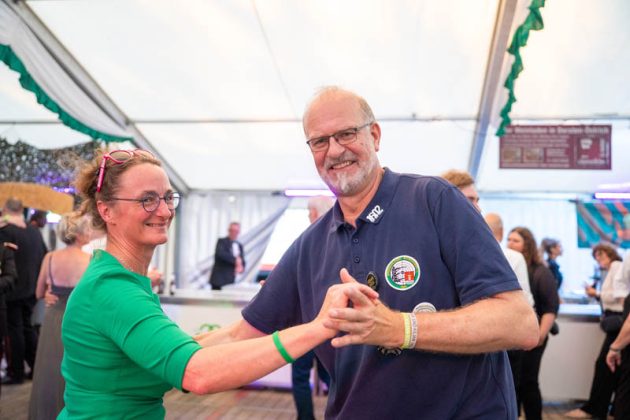 Thronball der Kilian-Sch&uuml;tzengilde Schermbeck 2026 am M&uuml;hlenteich