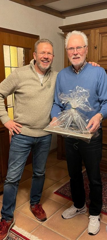 Bernhard Berger bei einem Besuch der Kilian-Schützengilde Schermbeck