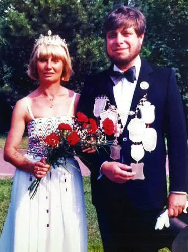 Königin Ingrid Heidl und König Norbert Berg bei der Kilian-Schützengilde Schermbeck