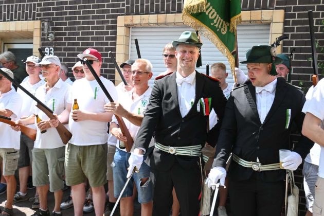 Parade der Kilian-Sch&uuml;tzengilde Altschermbeck 2026
