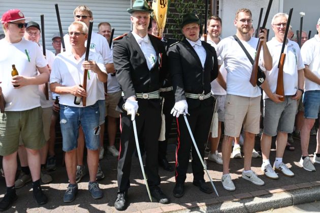 Parade der Kilian-Sch&uuml;tzengilde Altschermbeck 2026