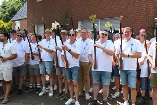 Parade der Kilian-Sch&uuml;tzengilde Altschermbeck 2026