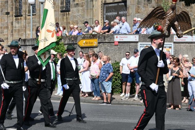 Parade der Kilian-Sch&uuml;tzengilde Altschermbeck 2026