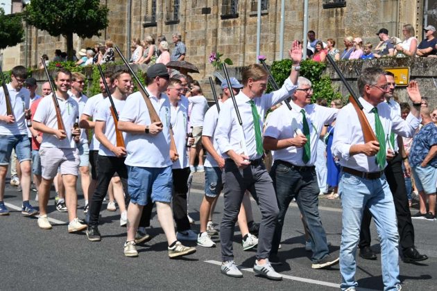 Parade der Kilian-Sch&uuml;tzengilde Altschermbeck 2026