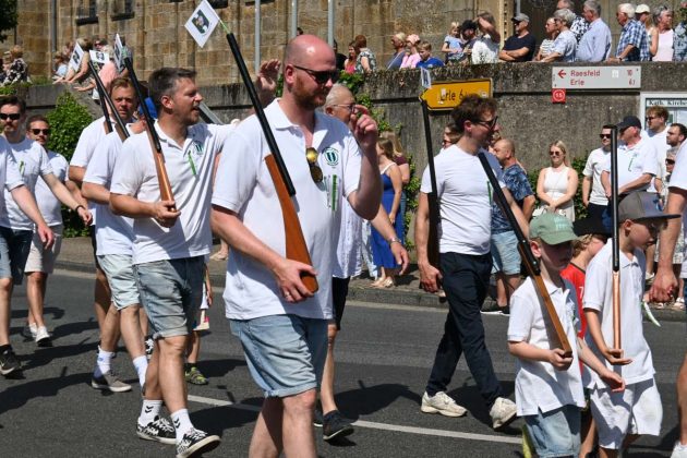 Parade der Kilian-Sch&uuml;tzengilde Altschermbeck 2026