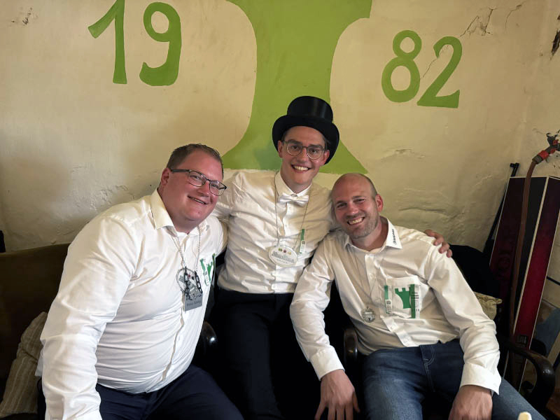 Lukas Dahlhaus, Marius Sühling und Jürgen Kreyenkamp