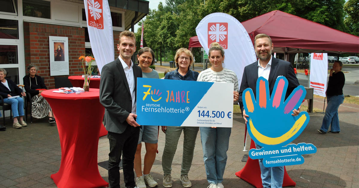 Benedikt van Meerbeck, Bettina Schäfer, Petra Maria Brüggemann, Pia Schuysmans und Stephan Masch beim Schermbecker Quartiersprojekt im Alten Rathaus