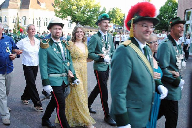 Offiziere der Kilian-Sch&uuml;tzengilde Schermbeck