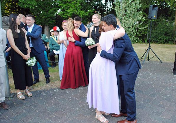 Gratulation f&uuml;r Thomas Heiermann und Veronika Seibel